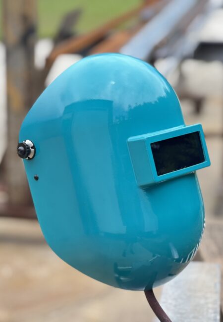 Custom Blue painted Sugar Scoop