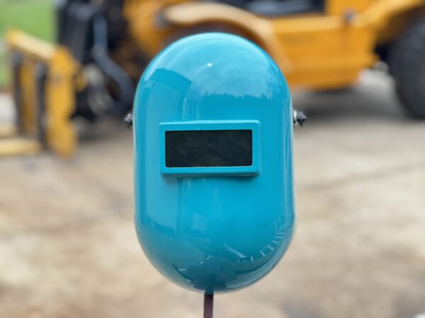 Custom Blue painted Sugar Scoop - Image 3