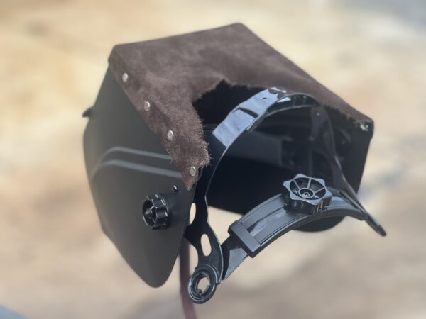 Custom compact Brown top Welding Hood - Image 5