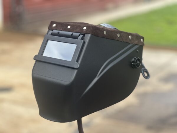 Custom compact Brown top Welding Hood