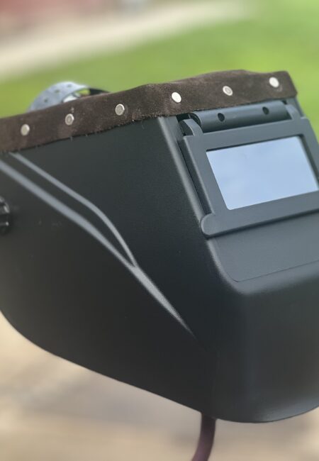 Custom compact Brown top Welding Hood
