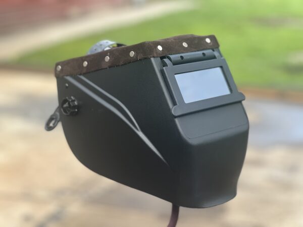 Custom compact Brown top Welding Hood - Image 2