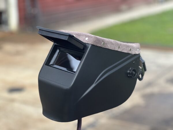 Custom compact Grey top Welding Hood - Image 4