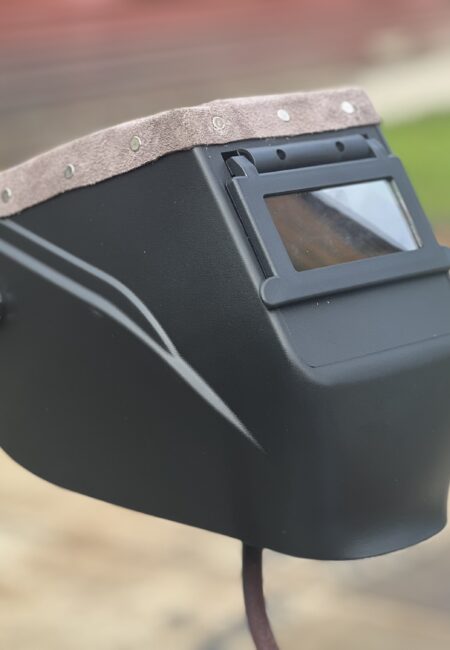 Custom compact Grey top Welding Hood