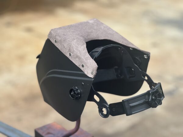 Custom compact Grey top Welding Hood - Image 5