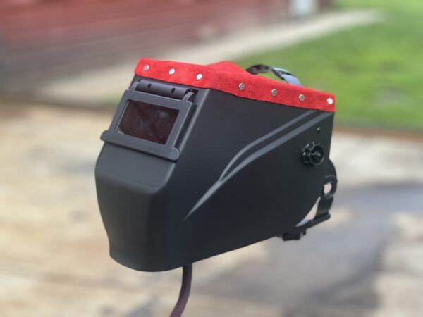 Custom compact Red top Welding Hood - Image 4