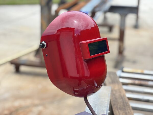 Custom Red painted Sugar Scoop - Image 2