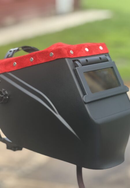 Custom compact Red top Welding Hood