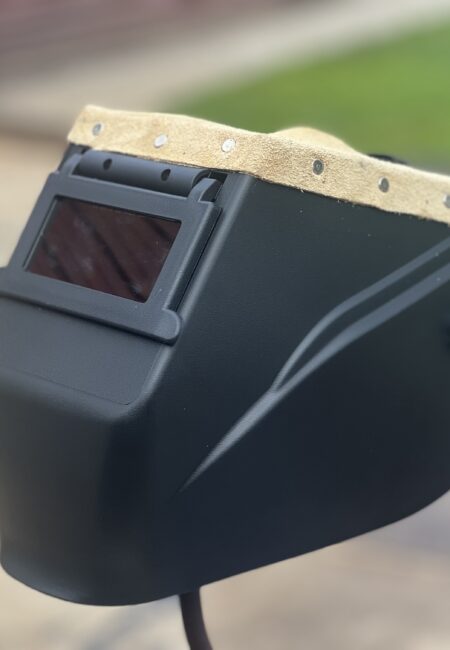 Custom compact Tan top Welding Hood
