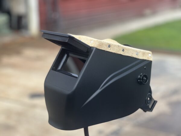 Custom compact Tan top Welding Hood - Image 4