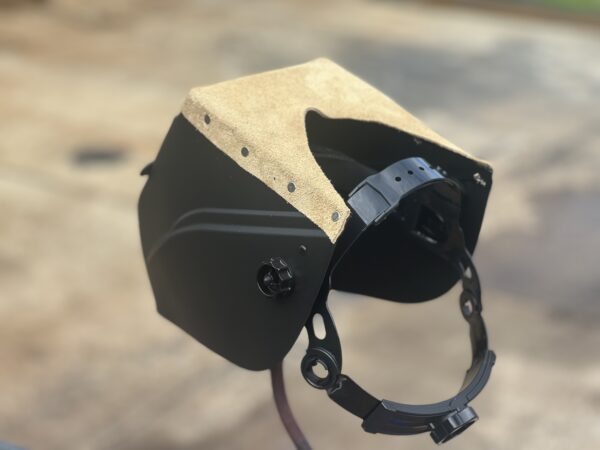 Custom compact Tan top Welding Hood - Image 5