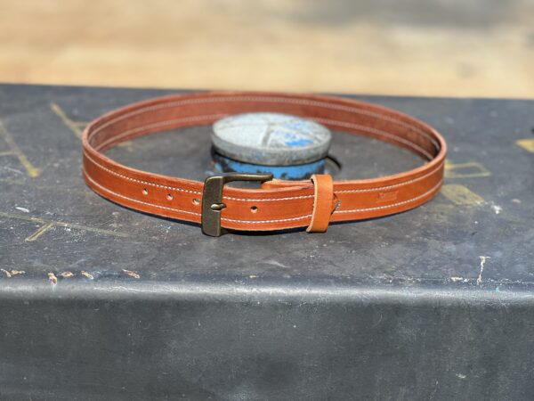 Tan Sewed Edge Belts