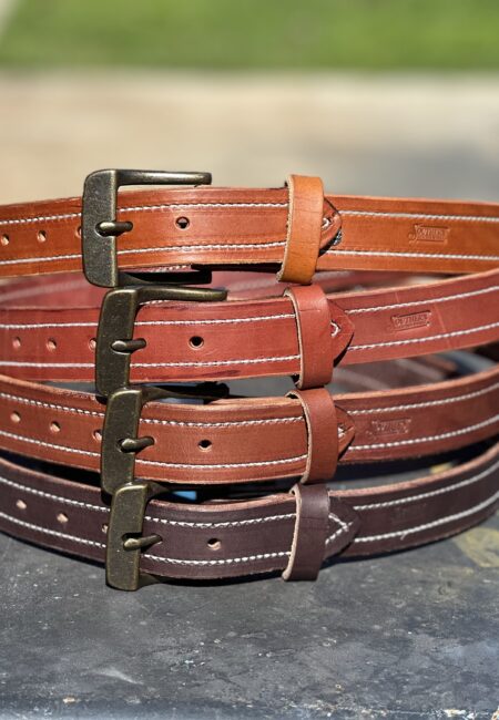 Tan Sewed Edge Belts
