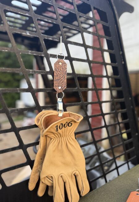Floral glove lanyard