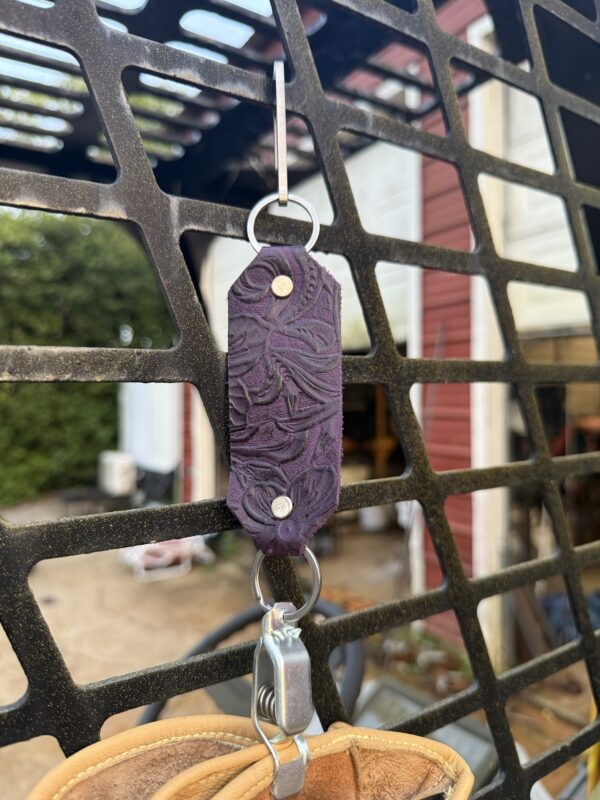 Floral glove lanyard