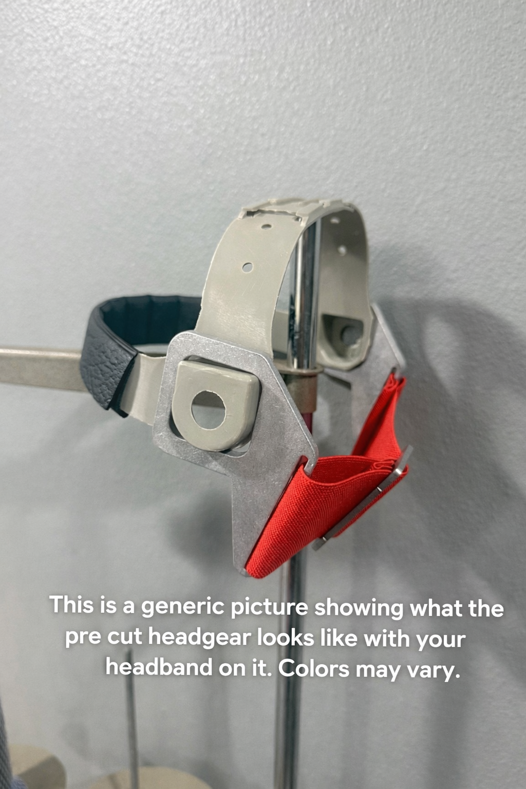 Fibre metal cut headgear.