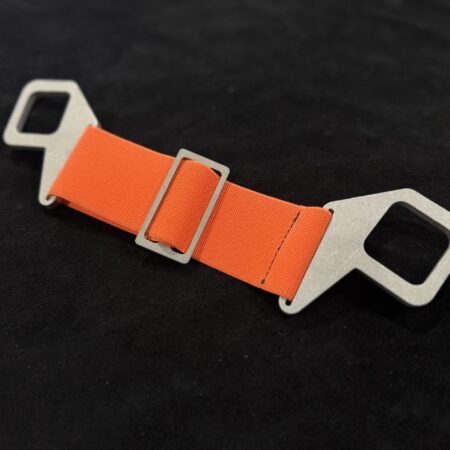 Orange fibre metal ratchet replacment headband