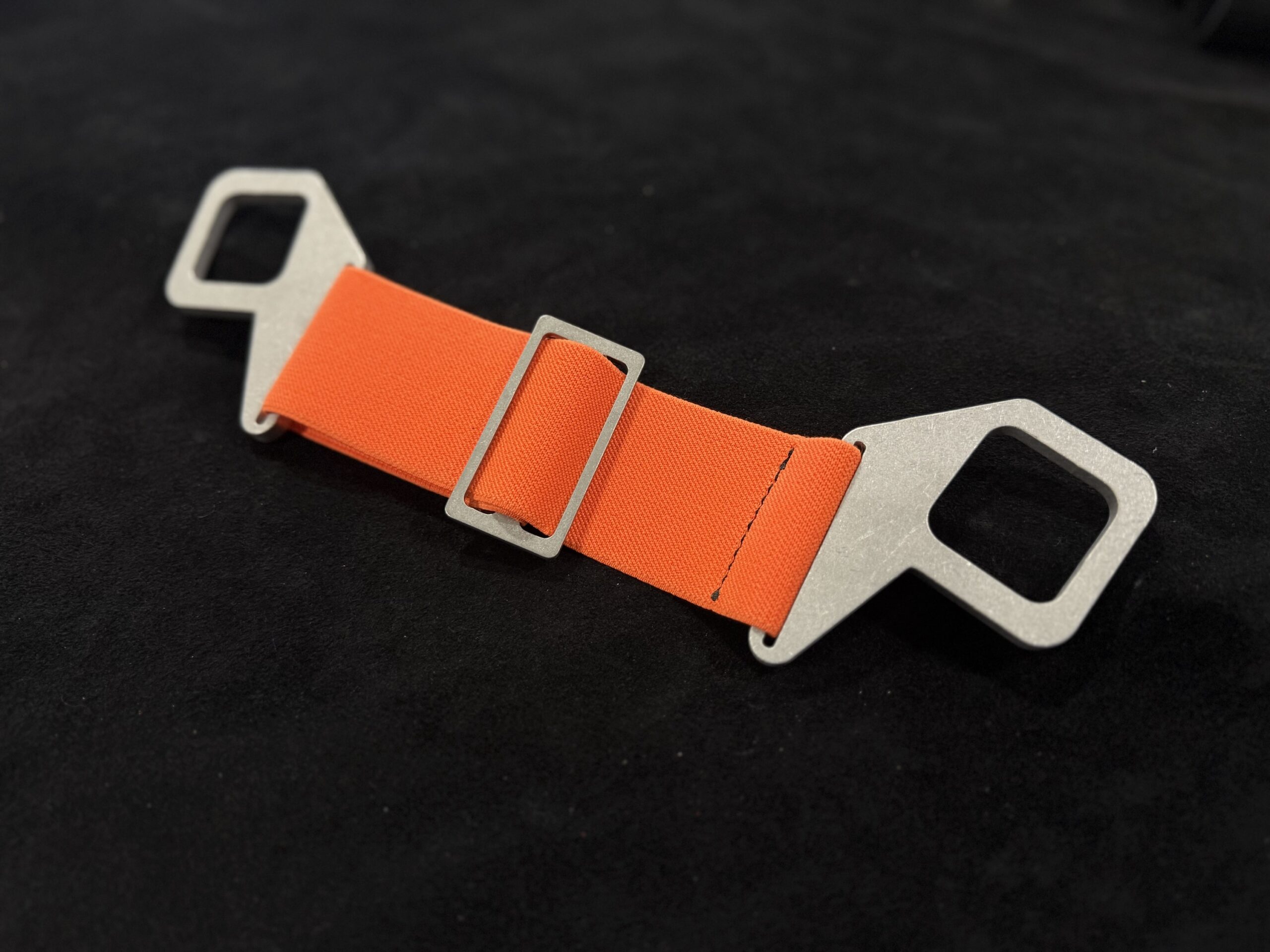 Orange fibre metal ratchet replacment headband