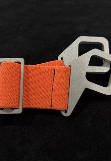 Orange fibre metal ratchet replacment headband