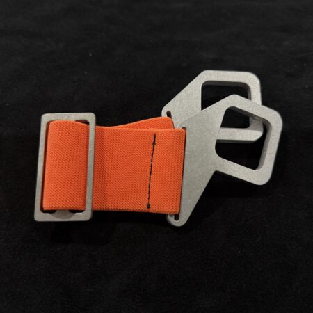 Orange fibre metal ratchet replacment headband